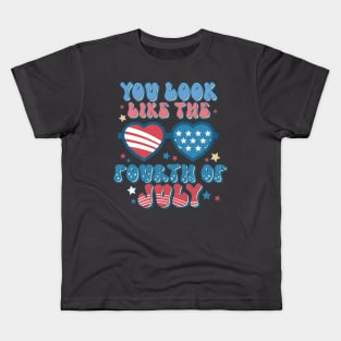 You Look Like 4th of July Kids T-Shirt